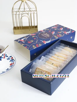 24*10*5cm Blue Flower and Bird Biscuit Box,Macaroon boxes. snack packing Drawer box 50pcs/lot
24*10*5cm Blue Flower and Bird Biscuit Box,Macaroon boxes. snack packing Drawer box 50pcs/lot