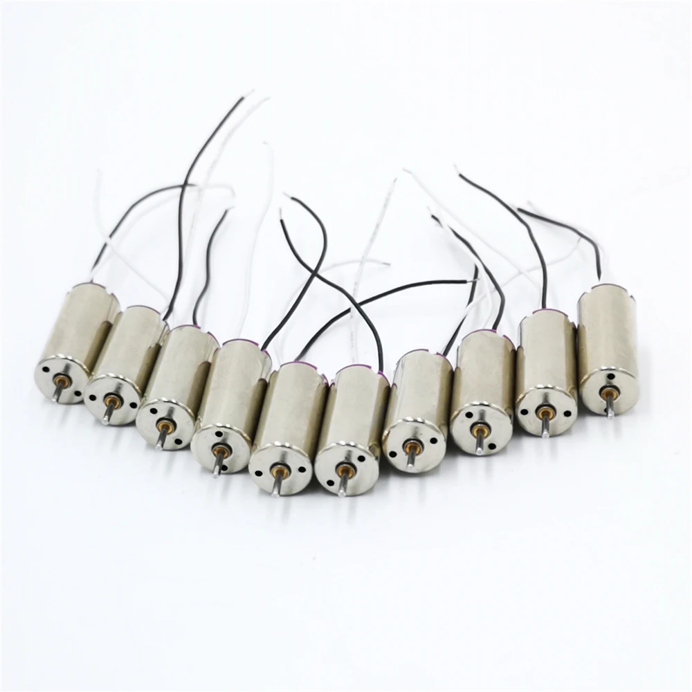 10PCS/lot 3.7V 8520 8.5x20mm Mini Coreless Motor CCW for DIY Tiny QX90 QX95 LT105 Micro Indoor FPV Racing Quadcopter Brush
10PCS/lot 3.7V 8520 8.5x20mm Mini Coreless Motor CCW for DIY Tiny QX90 QX95 LT105 Micro Indoor FPV Racing Quadcopter Brush