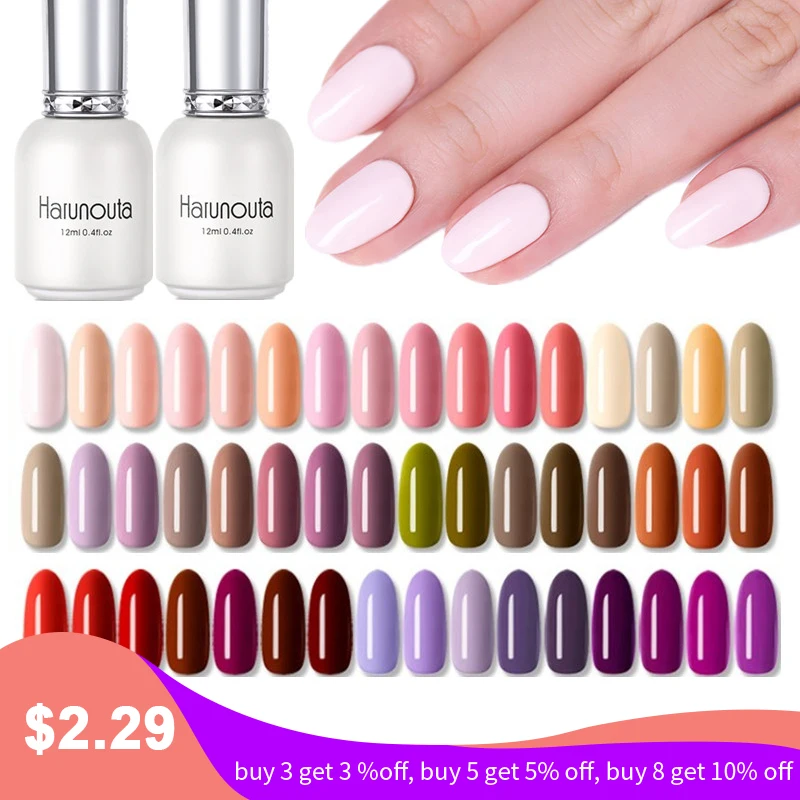 Harunouta Colorful Gel Polish Soak off UV Gel Lacquer Long Lasting 96 Colors Gel Nail Polish High Quality Nail Gel Varnish
Harunouta Colorful Gel Polish Soak off UV Gel Lacquer Long Lasting 96 Colors Gel Nail Polish High Quality Nail Gel Varnish