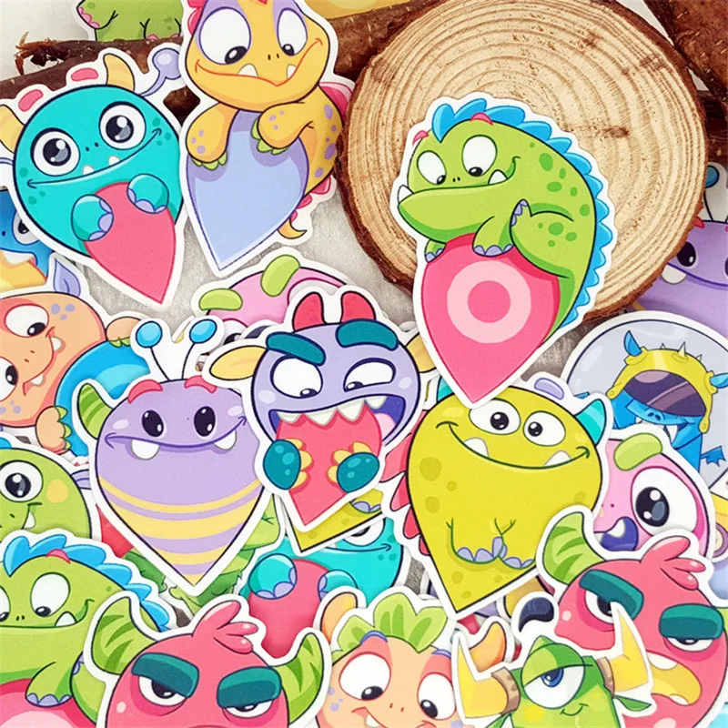 28 PCS New Mini cute anime little monster Paper Lable Stickers Crafts And Scrapbooking Decorative Sticker DIY Lovely Stationery
28 PCS New Mini cute anime little monster Paper Lable Stickers Crafts And Scrapbooking Decorative Sticker DIY Lovely Stationery