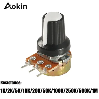 5pcs WH148 B1K B2K B5K B10K B20K B50K B100K B500K 3Pin 15mm Shaft Amplifier Dual Stereo Potentiometer 1K 2K 5K 10K 50K 100K 500K
5pcs WH148 B1K B2K B5K B10K B20K B50K B100K B500K 3Pin 15mm Shaft Amplifier Dual Stereo Potentiometer 1K 2K 5K 10K 50K 100K 500K