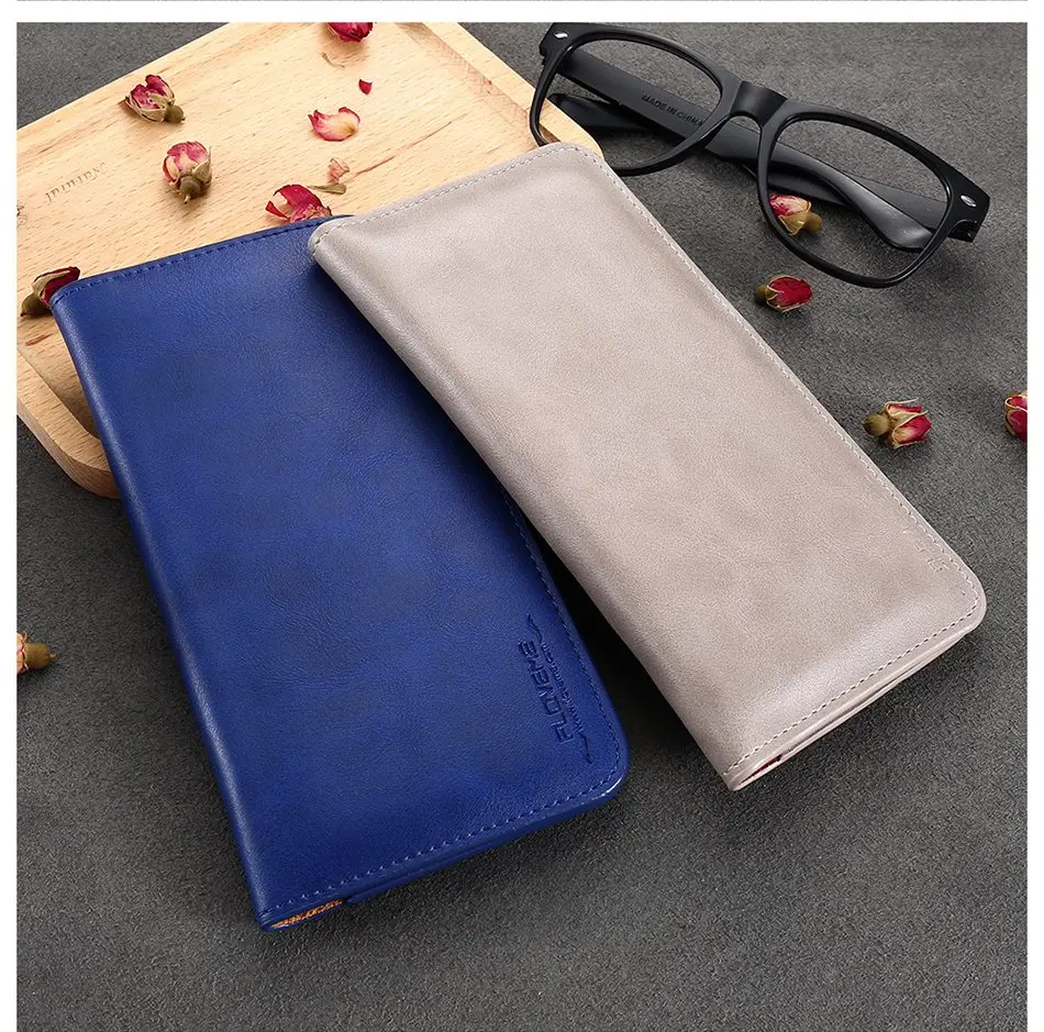FLOVEME Leather Wallet Case For Samsung Galaxy Note 8 S8 S8 Plus S7 S6 Edge 5.5 Inch Cases For iPhone X 8 7 6 6S Plus Phone Bags 26