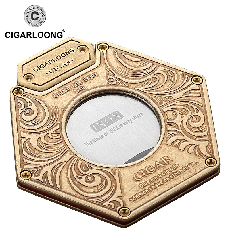 CIGARLOONG cigar scissors cigar portable vintage gift box packaging smoke knife smoke CC-09
CIGARLOONG cigar scissors cigar portable vintage gift box packaging smoke knife smoke CC-09