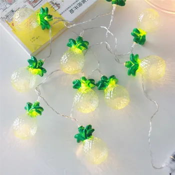 1M LED Pineapple Battery Light String Christmas Birthday Party Decorative Light Summer Beach
1M LED Pineapple Battery Light String Christmas Birthday Party Decorative Light Summer Beach