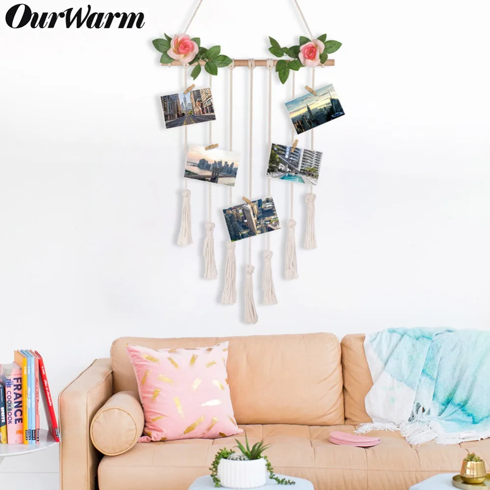 OurWarm Macrame Wall Hanging Home DIY Decoration Boho Backdrop Wall Decor Wedding Photo Display Decoration Living Room Bedroom
OurWarm Macrame Wall Hanging Home DIY Decoration Boho Backdrop Wall Decor Wedding Photo Display Decoration Living Room Bedroom