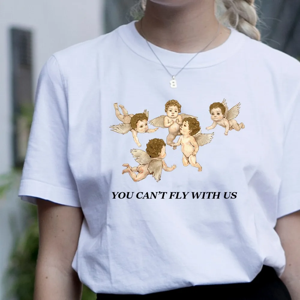 Harajuku Art Print Women tshirt Ulzzang Tumblr Angel Top&Tees White Casual Tops Women Clothes 2019
Harajuku Art Print Women tshirt Ulzzang Tumblr Angel Top&Tees White Casual Tops Women Clothes 2019