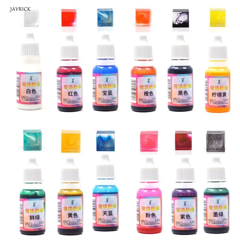Art Ink Natural Pigment 12 colors Colorant Dye Ink Diffusion UV Epoxy Resin Jewelry Making
Art Ink Natural Pigment 12 colors Colorant Dye Ink Diffusion UV Epoxy Resin Jewelry Making