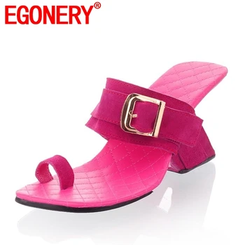 EGONERY shoes women 2019 summer new fashion sexy super high strange style women slipper outside three colors buckle ladies shoes
EGONERY shoes women 2019 summer new fashion sexy super high strange style women slipper outside three colors buckle ladies shoes