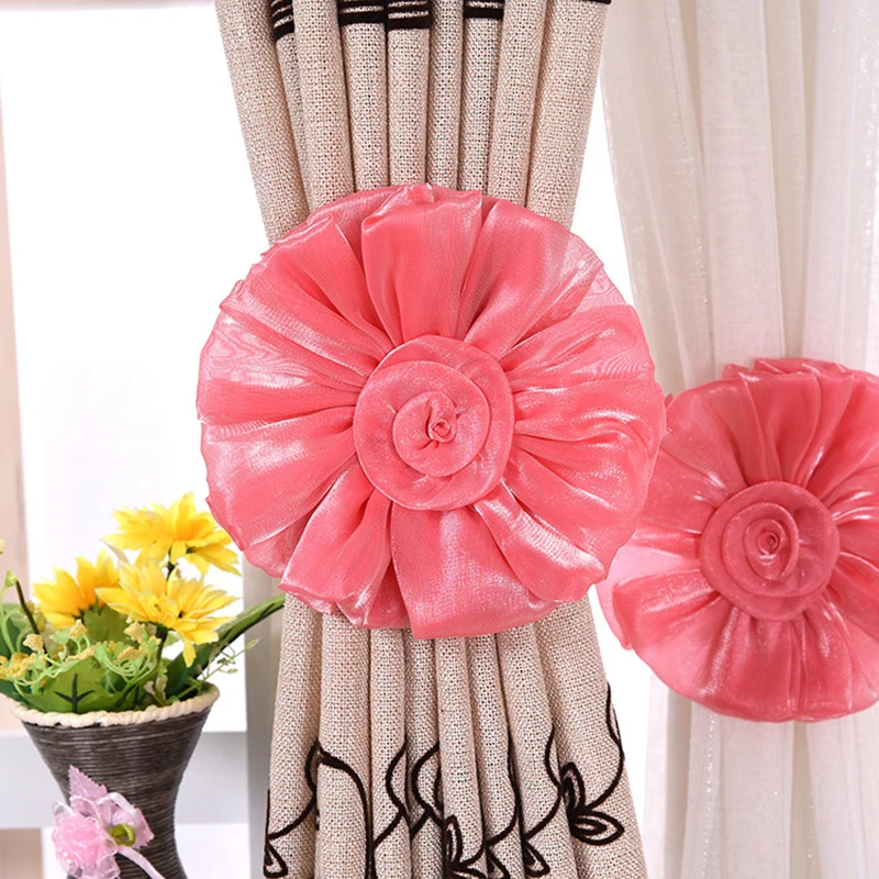 2pcs/lot Curtain Clip Rose Flower Window Curtain Tieback Buckle Clamp Hook Fastener Decor Elegent Curtain Buckle Strap
2pcs/lot Curtain Clip Rose Flower Window Curtain Tieback Buckle Clamp Hook Fastener Decor Elegent Curtain Buckle Strap