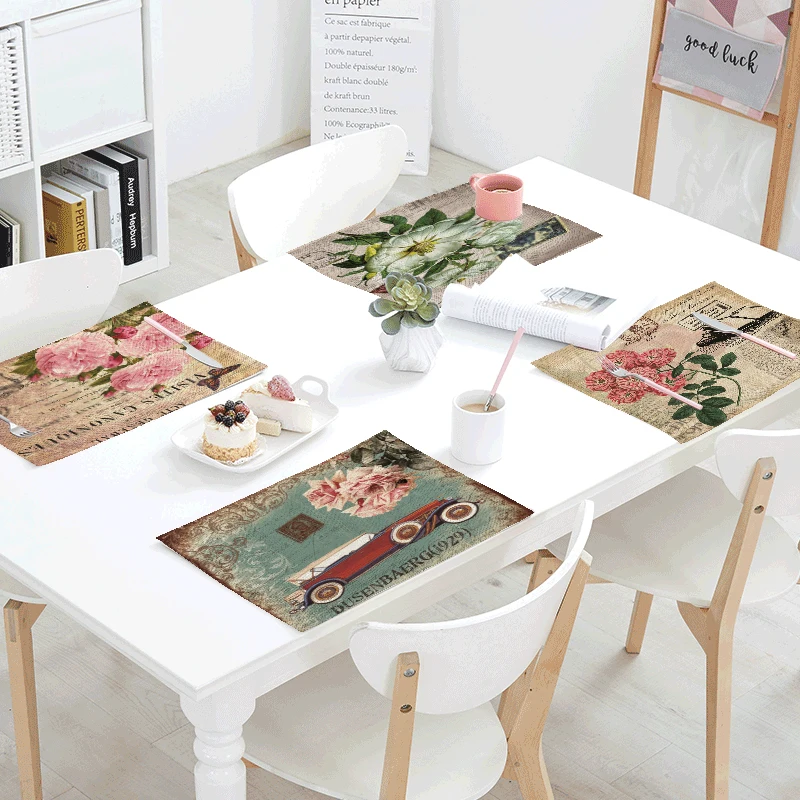 Retro Stamp Bird Flower Geometric Pattern Table Set Mat Butterfly Table Napkin Placemat Kitchen Decor Dining Accessories 42x32cm
Retro Stamp Bird Flower Geometric Pattern Table Set Mat Butterfly Table Napkin Placemat Kitchen Decor Dining Accessories 42x32cm