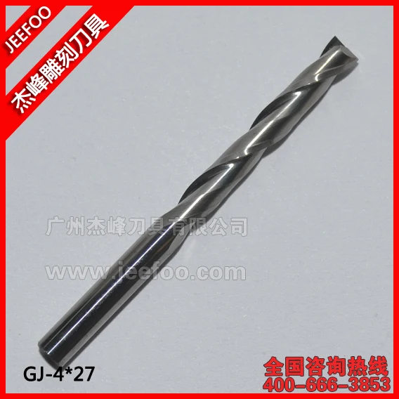 4*27 mm End Mill Cutter / Two Flute Router Bits /CNC Cutter /CNC Blade For Router Machine
4*27 mm End Mill Cutter / Two Flute Router Bits /CNC Cutter /CNC Blade For Router Machine