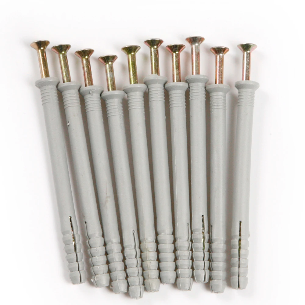 1Pcs New Arrival M8 Plastic Expansion Nails Screws Professional Decorative Nail High Quality Nylon & Stainless Steel Nalis |