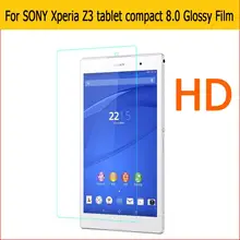 Film de protection d'écran pour tablette compacte Sony Xperia Z3, meilleure qualité, HD lcd, transparent, brillant, 8.0 pouces=