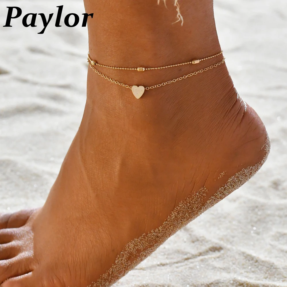 Fashion Heart Female Anklets Barefoot Crochet Sandals Foot Jewelry Leg New Anklets On Foot Ankle Bracelets For Women Leg Chain
Fashion Heart Female Anklets Barefoot Crochet Sandals Foot Jewelry Leg New Anklets On Foot Ankle Bracelets For Women Leg Chain