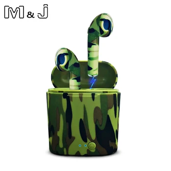 M&J I7S TWS camo Earbuds Ture Wireless Bluetooth Double Earphones Twins Earpieces Stereo Music Headset For All Bluetooth Mobile
M&J I7S TWS camo Earbuds Ture Wireless Bluetooth Double Earphones Twins Earpieces Stereo Music Headset For All Bluetooth Mobile