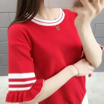 3976 (xixia new round collar short sleeve turtleneck sweater clip color lotus leaf of cultivate morality dress 25
3976 (xixia new round collar short sleeve turtleneck sweater clip color lotus leaf of cultivate morality dress 25