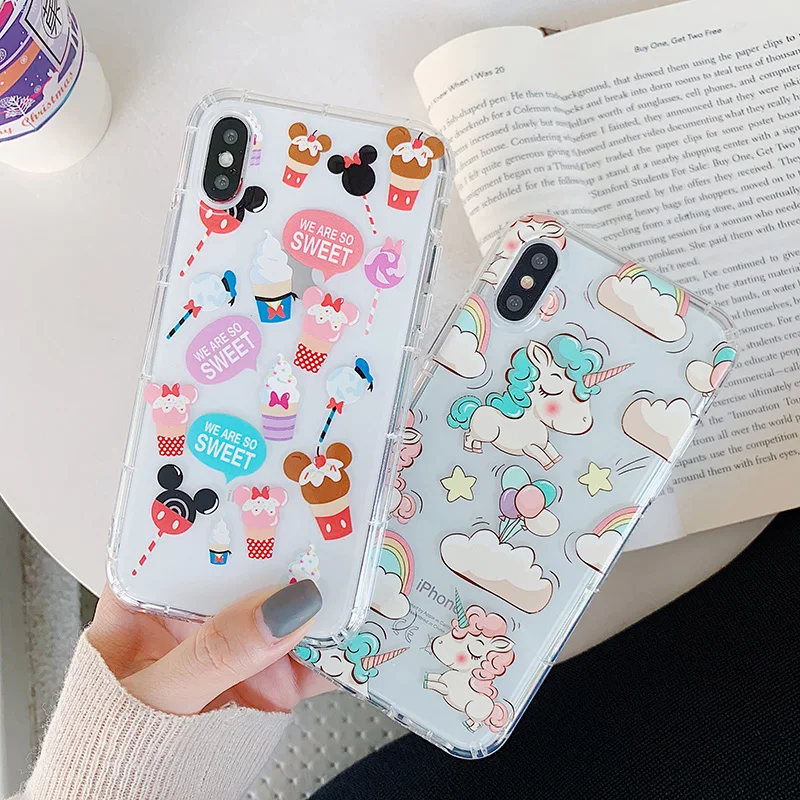 Cute Cartoon ice cream and Unicorn pattern phone case For iPhone X XS XR XS Max 7 7plus 8 8plus 6/6S Plus Soft Back Cover Cases
Cute Cartoon ice cream and Unicorn pattern phone case For iPhone X XS XR XS Max 7 7plus 8 8plus 6/6S Plus Soft Back Cover Cases