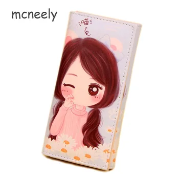 A lady's Wallet Long leather cute girls Wallet Style Students Purse Clutch bag Large Capacity Women's Card Wallet Various colors
A lady's Wallet Long leather cute girls Wallet Style Students Purse Clutch bag Large Capacity Women's Card Wallet Various colors