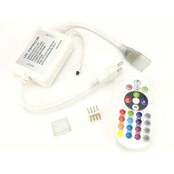 110V 220V RGB LED Lamp Strip Controller for smd 5050 Waterproof IP67 Flexibile Strips Light with Remote Control EU US Power Plug
110V 220V RGB LED Lamp Strip Controller for smd 5050 Waterproof IP67 Flexibile Strips Light with Remote Control EU US Power Plug