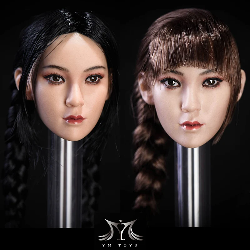 

Custom YMTOYS 1/6 Asian Beauty Girl YIN Head Sculpt for 12inch Phicen Jiaoudoll Tbleague Action Figure DIY Toys