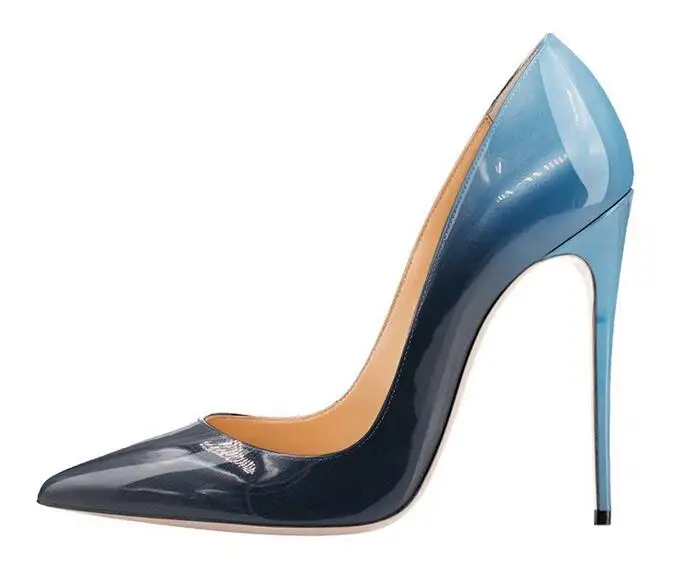 Sexy Gradient Patent Leather Stiletto Heels Pumps For Women Pointed Toe Shallow High Heeled Party Dress Shoes Slip-on Women Pump
Sexy Gradient Patent Leather Stiletto Heels Pumps For Women Pointed Toe Shallow High Heeled Party Dress Shoes Slip-on Women Pump