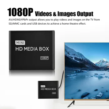Stereo Surrounding Media Player Center 1080P AV/YPrPb/HDMI Output HDMI Media Player for US Plug
Stereo Surrounding Media Player Center 1080P AV/YPrPb/HDMI Output HDMI Media Player for US Plug