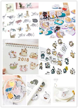 45pcs/lot Cartoon Various Cat Style Shape Boxed Stickers Diary Label Children Dairy Sticker 3D Sticker
45pcs/lot Cartoon Various Cat Style Shape Boxed Stickers Diary Label Children Dairy Sticker 3D Sticker