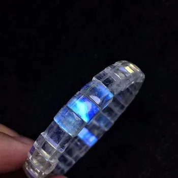 Natural Moonstone Bracelets Women Men Strong Blue Lights Stretch Healing Crystal Rectangle Bead Bracelet 11mm 12mm 13mm AAAAA
Natural Moonstone Bracelets Women Men Strong Blue Lights Stretch Healing Crystal Rectangle Bead Bracelet 11mm 12mm 13mm AAAAA
