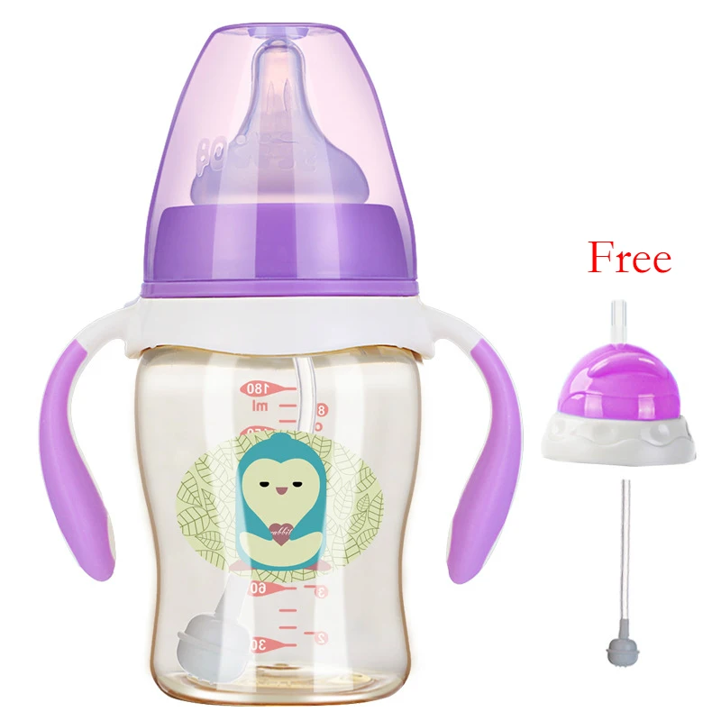 180/260ml PPSU Baby Feeding Bottles Cups Kids Water Milk Bottle Soft Mouth Duckbill Sippy Infant Drink Training Feeding Bottle
180/260ml PPSU Baby Feeding Bottles Cups Kids Water Milk Bottle Soft Mouth Duckbill Sippy Infant Drink Training Feeding Bottle