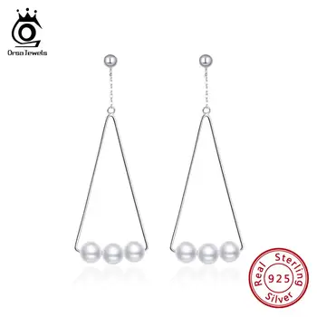ORSA JEWELS Silver 925 Women Earrings Triangle With Top Quality Shell Pearl Big Drop Earings Sterling Silver Jewelry Gift OSE152
ORSA JEWELS Silver 925 Women Earrings Triangle With Top Quality Shell Pearl Big Drop Earings Sterling Silver Jewelry Gift OSE152