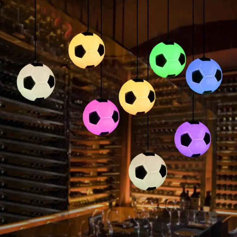 Led Light-emitting Chandelier Club Bar Staircase Decorative Lamps Charging Remote Control Colorful Football Model Chandelier
Led Light-emitting Chandelier Club Bar Staircase Decorative Lamps Charging Remote Control Colorful Football Model Chandelier