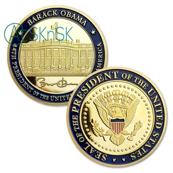 1PC's 44th Seal of the President of The United States Barack Obama White House Eagle Signed Challenge Coins Collectibles Gifts
1PC's 44th Seal of the President of The United States Barack Obama White House Eagle Signed Challenge Coins Collectibles Gifts