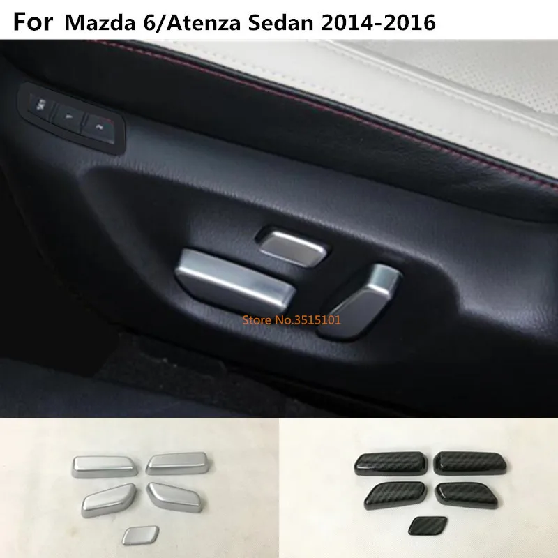 Car styling cover seat adjustment knob button switch trim stick 5pcs For Mazda 6/Atenza sedan 2014 2015 2016
Car styling cover seat adjustment knob button switch trim stick 5pcs For Mazda 6/Atenza sedan 2014 2015 2016