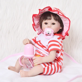 So Truly Looking Baby Dolls 17 Inch Lifelike Soft Silicone Body Adorable Girl Babies Reborn Dolls For Children Play Toy Kid Gift
So Truly Looking Baby Dolls 17 Inch Lifelike Soft Silicone Body Adorable Girl Babies Reborn Dolls For Children Play Toy Kid Gift