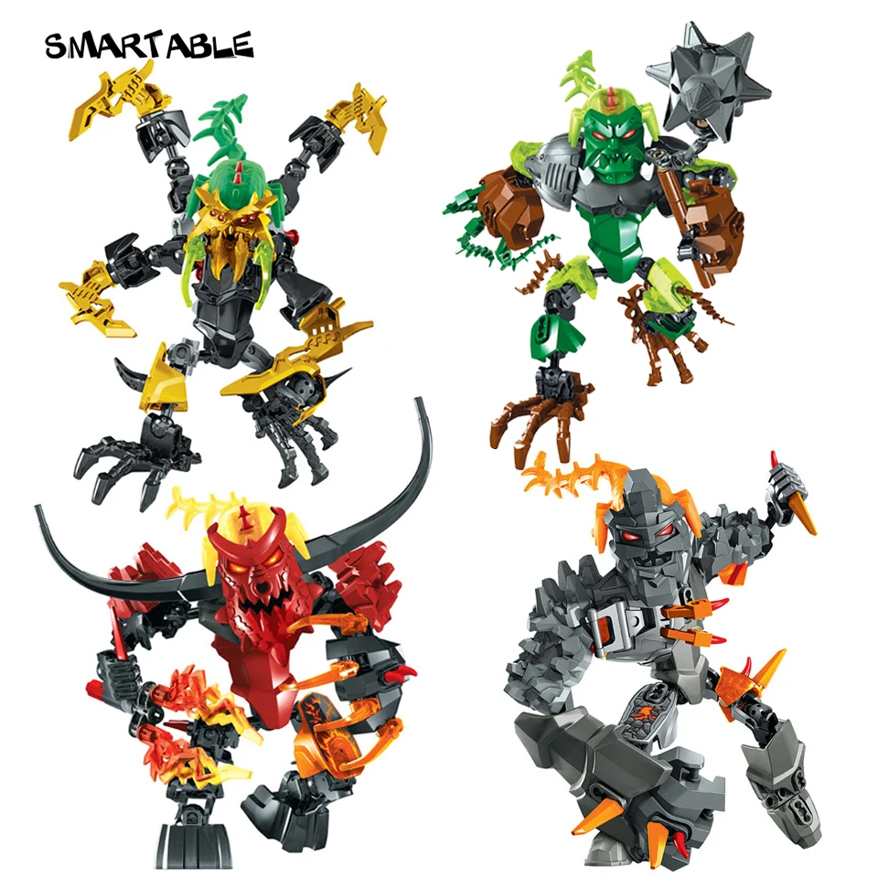 Smartable Hero Factory 4PCS/Set SCAROX BRUIZER OGRUM PYROX Building Block Set Toys For Children Best Gift For Boys Christmas
Smartable Hero Factory 4PCS/Set SCAROX BRUIZER OGRUM PYROX Building Block Set Toys For Children Best Gift For Boys Christmas
