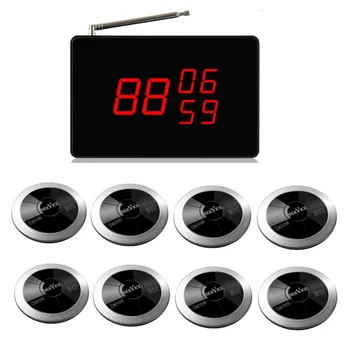 Free shipping! Wireless hotel call waiter system, 6 Three-key transmitting terminal. screen display receiver, service call bell
Free shipping! Wireless hotel call waiter system, 6 Three-key transmitting terminal. screen display receiver, service call bell