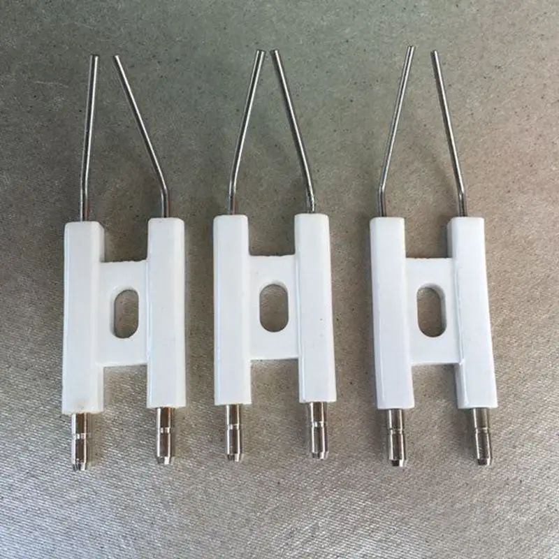 Small couplet double pole Ceramic Ignition needle, burner Ignition Electrode sparking plug, Boiler Ceramic firing needle
Small couplet double pole Ceramic Ignition needle, burner Ignition Electrode sparking plug, Boiler Ceramic firing needle