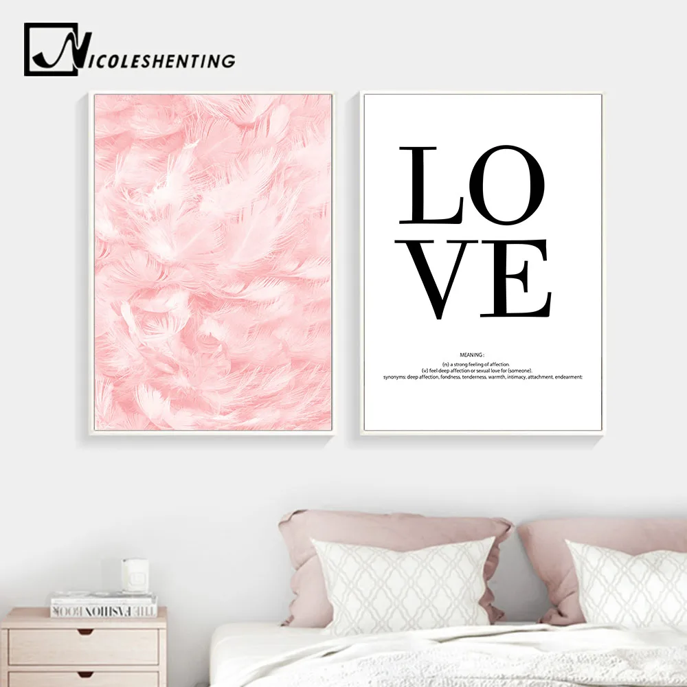 Pink Feather Modern Canvas Poster Print Minimalist Nordic Wall Art Painting Scandinavian Decorative Picture Living Room Decor
Pink Feather Modern Canvas Poster Print Minimalist Nordic Wall Art Painting Scandinavian Decorative Picture Living Room Decor