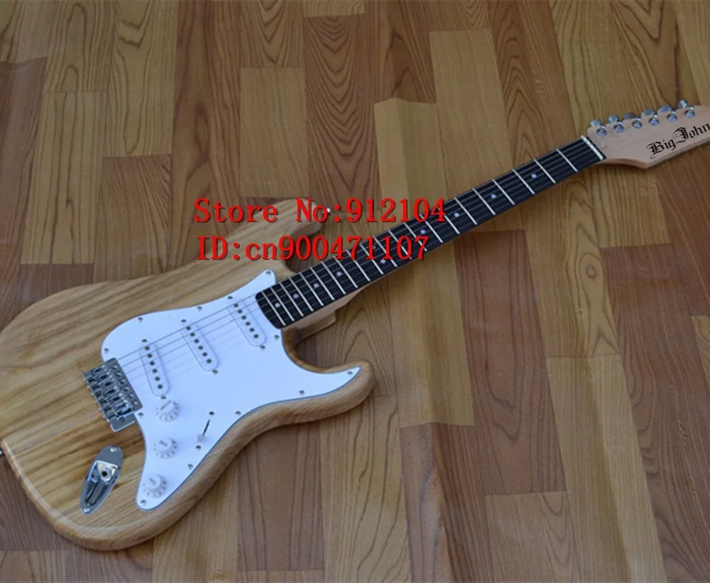 free shipping new Big John single wave electric guitar in natural with fortune paulownia wood body and 3S pickup F-1041
free shipping new Big John single wave electric guitar in natural with fortune paulownia wood body and 3S pickup F-1041