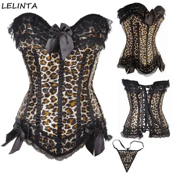 Lelinta Sexy Overbust Leopard Corset Plus Size Lace Up Back Lingerie Waist Trainer Corsets Bustiers Top Gothic Clothing Corselet
Lelinta Sexy Overbust Leopard Corset Plus Size Lace Up Back Lingerie Waist Trainer Corsets Bustiers Top Gothic Clothing Corselet