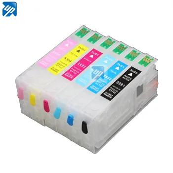 T05591 - T05596 refillable ink Cartridges for epson rx700 printer with auto reset chip free shipping
T05591 - T05596 refillable ink Cartridges for epson rx700 printer with auto reset chip free shipping