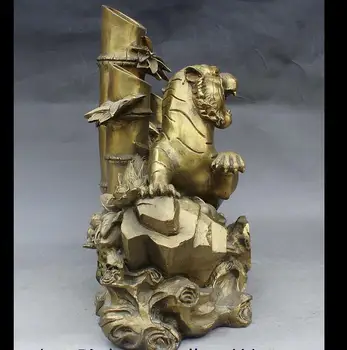 zhmui8800627010+<<+14" Chinese Fengshui Brass Bamboo Fierce Tiger Tigers Animal Wealth Lucky Statue
zhmui8800627010+<<+14" Chinese Fengshui Brass Bamboo Fierce Tiger Tigers Animal Wealth Lucky Statue