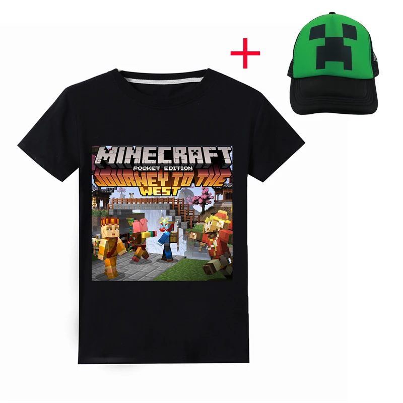 Summer Minecraft Short Sleeves T-Shirts Boys Girls clothes hat T Shirt Kids Christmas Baby Girl Tops boys tops 6-14 Years 2019
Summer Minecraft Short Sleeves T-Shirts Boys Girls clothes hat T Shirt Kids Christmas Baby Girl Tops boys tops 6-14 Years 2019