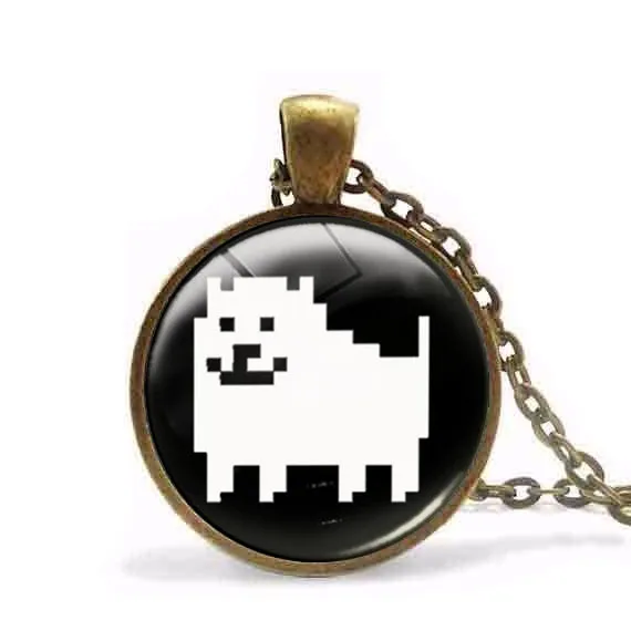 Antique Necklace Undertale Sans Annoying Dog Pendant Necklace Game Gamer Gaming jewelry steampunk mens chain women fashion toy
Antique Necklace Undertale Sans Annoying Dog Pendant Necklace Game Gamer Gaming jewelry steampunk mens chain women fashion toy