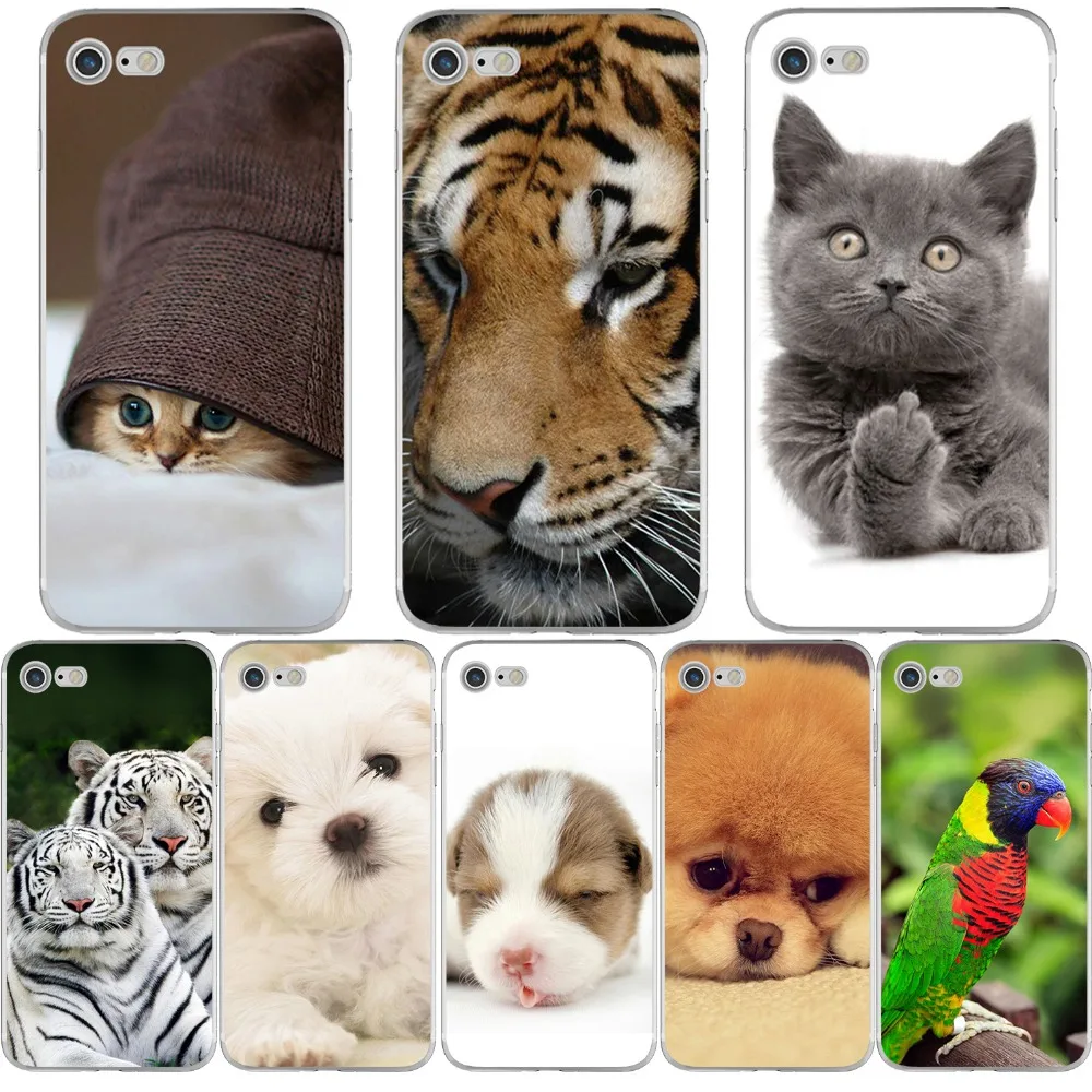 Cute Animals Phone Cases Cat Dog Sleep Tiger Cool Fundas for iphone 5 5s se 6 6s 6splus 7 7plus Silicon Transparent Coque Cover
Cute Animals Phone Cases Cat Dog Sleep Tiger Cool Fundas for iphone 5 5s se 6 6s 6splus 7 7plus Silicon Transparent Coque Cover