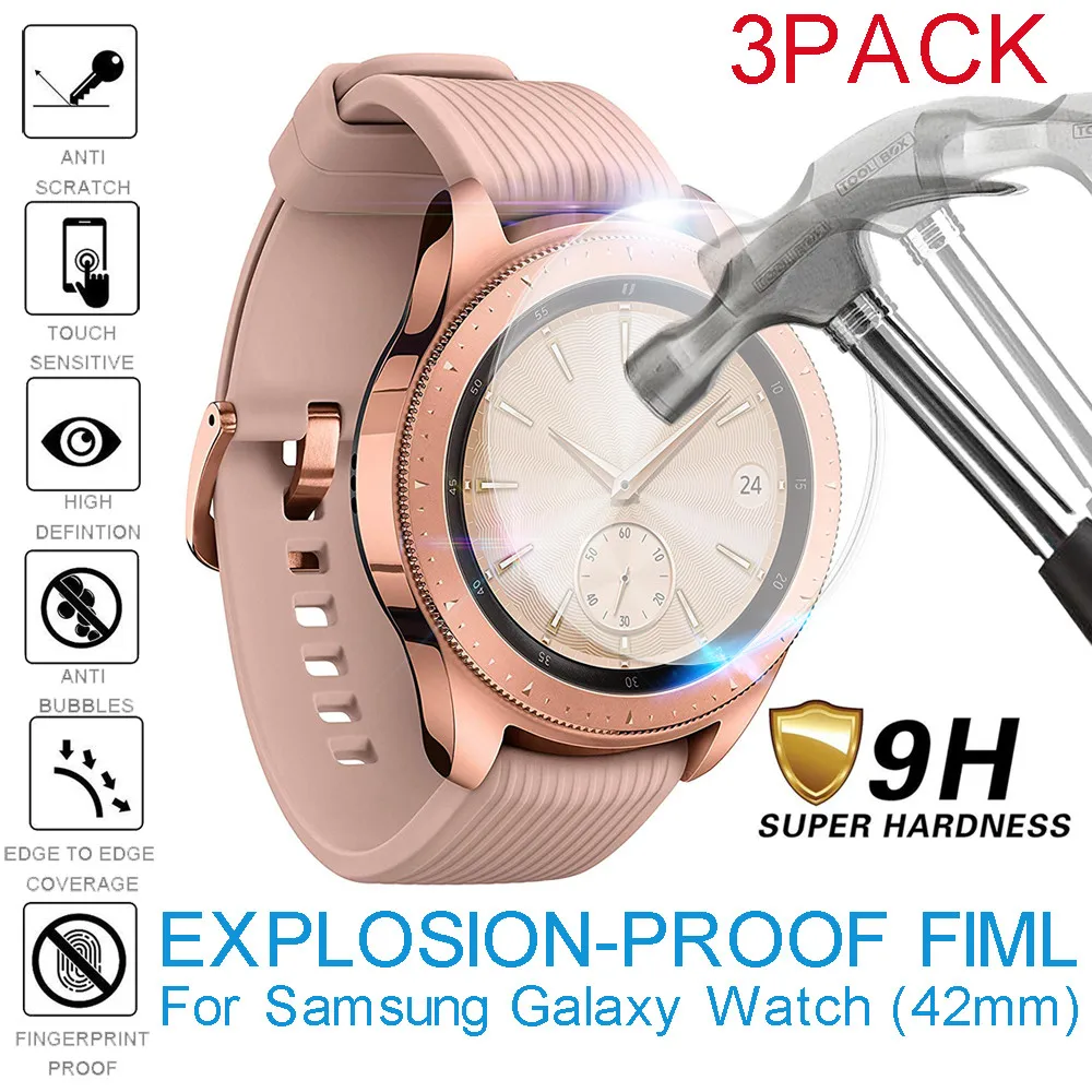 Hot Product 1-PACK Tempered Glass Screen Protector For Samsung Galaxy Watch 46/42 MM wearable devices smartwatch relogios
Hot Product 1-PACK Tempered Glass Screen Protector For Samsung Galaxy Watch 46/42 MM wearable devices smartwatch relogios