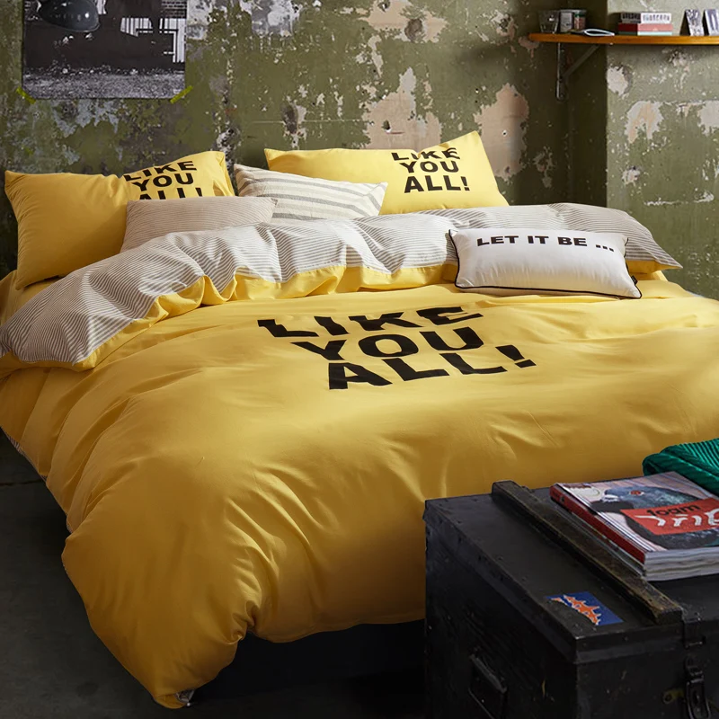 2016 new 100% cotton 3/4 piece bedding sets 13 colors brief style LIKE YOU ALL reactive printed duvet cover bed sheet pillowcase
2016 new 100% cotton 3/4 piece bedding sets 13 colors brief style LIKE YOU ALL reactive printed duvet cover bed sheet pillowcase