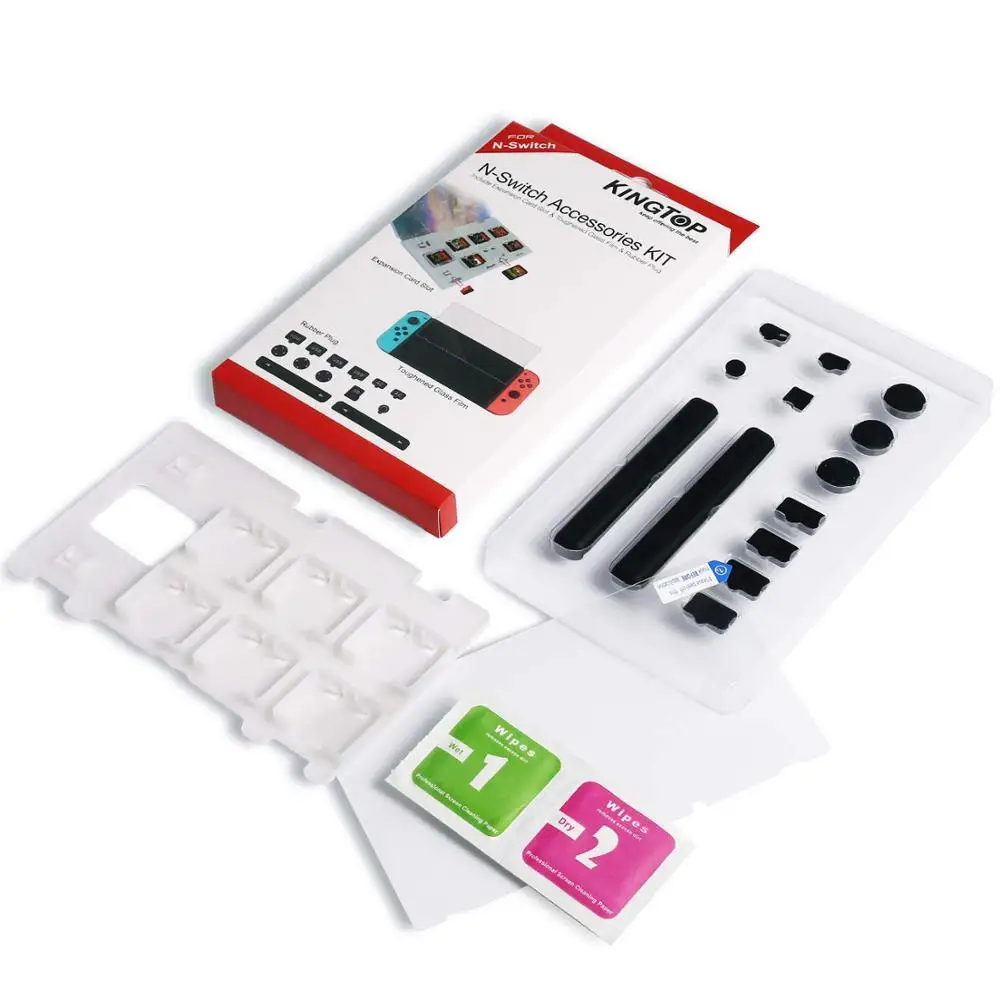 KINGTOP Game Protection Kit for Nintendo Screen Protection for Nintendo Switch Accessories
KINGTOP Game Protection Kit for Nintendo Screen Protection for Nintendo Switch Accessories
