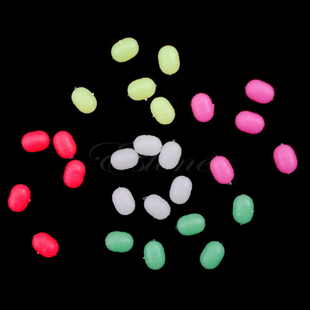 100Pcs Oval Luminous Fishing Lures Fishing Beads Sea Hard Floating Float Tackles 6 Colors
100Pcs Oval Luminous Fishing Lures Fishing Beads Sea Hard Floating Float Tackles 6 Colors