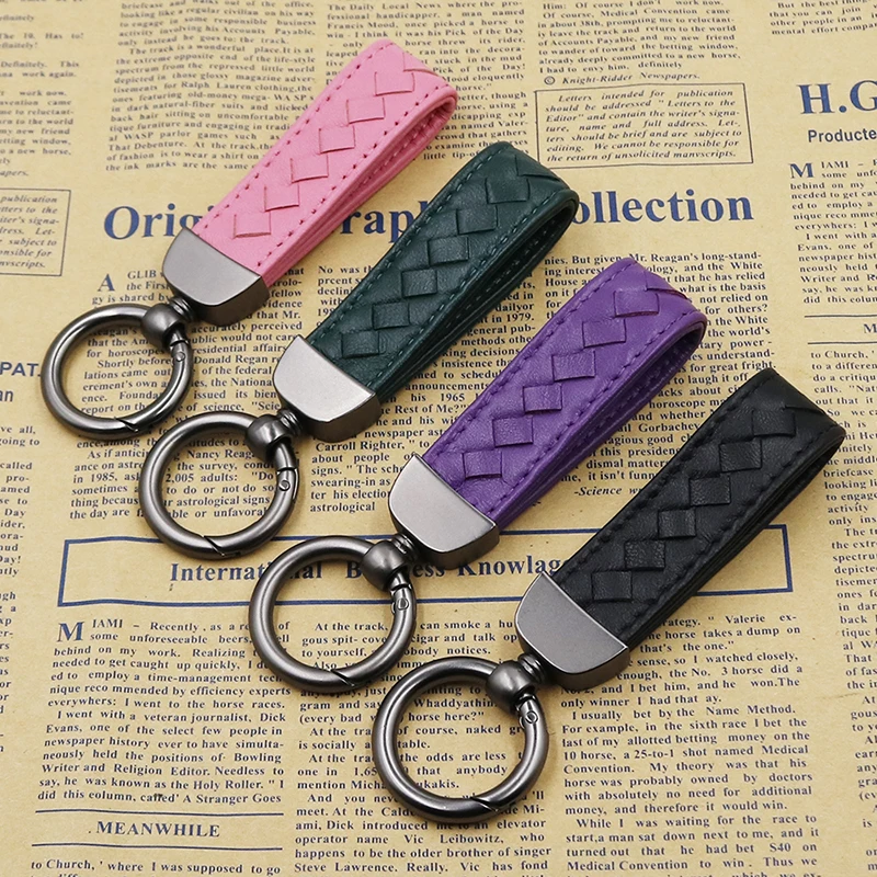Car Leather Keychain Keyring Auto Key Chain Key Ring For Bmw Skoda Suzuki Women Key Ring Holder Accessories Pink Purple Color
Car Leather Keychain Keyring Auto Key Chain Key Ring For Bmw Skoda Suzuki Women Key Ring Holder Accessories Pink Purple Color